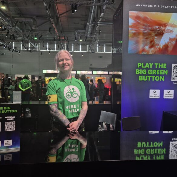 Jelena Leistner vom Accessibility-Team bei XBox auf der gamescom 2025.