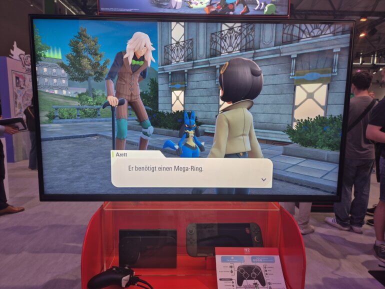 Station mit einer Switch und einem Bildschirm.