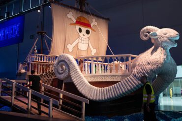 Ein Schiff im Look von One Piece